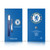 Chelsea Football Club Crest Plain Blue Leather Book Wallet Case Cover For Motorola Moto E7 Power / Moto E7i Power