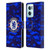 Chelsea Football Club Crest Camouflage Leather Book Wallet Case Cover For OnePlus Nord CE 2 5G