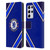 Chelsea Football Club Crest Stripes Leather Book Wallet Case Cover For Samsung Galaxy S21 Ultra 5G