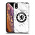 Chelsea Football Club Crest White Marble Soft Gel Case for Apple iPhone XR
