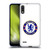 Chelsea Football Club Crest Plain White Soft Gel Case for LG K22