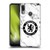 Chelsea Football Club Crest White Marble Soft Gel Case for Motorola Moto E6 Plus