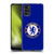 Chelsea Football Club Crest Plain Blue Soft Gel Case for Motorola Moto G22