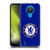 Chelsea Football Club Crest Plain Blue Soft Gel Case for Nokia 1.4