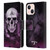 Alchemy Gothic Skull The Void Geometric Leather Book Wallet Case Cover For Apple iPhone 13 Mini