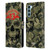 Alchemy Gothic Skull Camo Skull Leather Book Wallet Case Cover For Motorola Edge S30 / Moto G200 5G