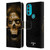 Alchemy Gothic Skull Death Fetish Leather Book Wallet Case Cover For Motorola Moto G71 5G
