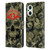 Alchemy Gothic Skull Camo Skull Leather Book Wallet Case Cover For OPPO Reno8 Lite