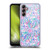 Micklyn Le Feuvre Florals Burst in Pink and Teal Soft Gel Case for Samsung Galaxy A14 5G