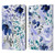 Anis Illustration Bloomers Indigo Leather Book Wallet Case Cover For Apple iPad Air 11 2020/2022/2024