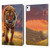 Vincent Hie Felidae Rising Tiger Leather Book Wallet Case Cover For Apple iPad Air 2020 / 2022