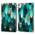Elisabeth Fredriksson Sparkles Turquoise Leather Book Wallet Case Cover For Apple iPad Air 11 2020/2022/2024