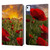 Celebrate Life Gallery Florals Red Flower Field Leather Book Wallet Case Cover For Apple iPad Air 11 2020/2022/2024