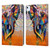Graeme Stevenson Colourful Wildlife Elephant 4 Leather Book Wallet Case Cover For Apple iPad Air 11 2020/2022/2024