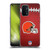 NFL Cleveland Browns Graphics Football Soft Gel Case for OPPO A54 5G