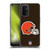 NFL Cleveland Browns Logo Plain Soft Gel Case for OPPO A54 5G