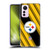 NFL Pittsburgh Steelers Artwork Stripes Soft Gel Case for Xiaomi 12 Lite