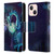Rose Khan Dragons Blue Time Leather Book Wallet Case Cover For Apple iPhone 13 Mini