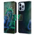 Rose Khan Dragons Green And Blue Leather Book Wallet Case Cover For Apple iPhone 13 Pro