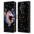 Rose Khan Unicorn Horseshoe Rainbow Leather Book Wallet Case Cover For Sony Xperia Pro-I