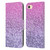 Monika Strigel Glitter Collection Lavender Pink Leather Book Wallet Case Cover For Apple iPhone 7 / 8 / SE 2020 & 2022