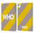 The Who 2019 Album Yellow Diagonal Stripes Leather Book Wallet Case Cover For Apple iPad Air 11 2020/2022/2024