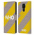 The Who 2019 Album Yellow Diagonal Stripes Leather Book Wallet Case Cover For Xiaomi Redmi Note 9 / Redmi 10X 4G