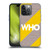 The Who 2019 Album Yellow Diagonal Stripes Soft Gel Case for Apple iPhone 14 Pro