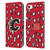 NHL Calgary Flames Leopard Patten Leather Book Wallet Case Cover For Apple iPhone 7 / 8 / SE 2020 & 2022