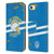 NFL Los Angeles Chargers Logo Art Helmet Distressed Leather Book Wallet Case Cover For Apple iPhone 7 / 8 / SE 2020 & 2022