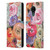 Haley Bush Floral Painting Colorful Leather Book Wallet Case Cover For Nokia C30