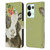 Haley Bush Floral Painting Holstein Cow Leather Book Wallet Case Cover For OPPO Reno8 Pro