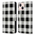 Haley Bush Pattern Painting Buffalo Check Black Leather Book Wallet Case Cover For Apple iPhone 13 Mini