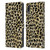 Haley Bush Pattern Painting Leopard Print Leather Book Wallet Case Cover For LG K22