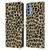 Haley Bush Pattern Painting Leopard Print Leather Book Wallet Case Cover For OPPO Reno 4 5G