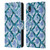 Haley Bush Pattern Painting Blue Diamond Leather Book Wallet Case Cover For Samsung Galaxy A01 Core (2020)