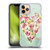 Haley Bush Floral Painting Valentine Heart Soft Gel Case for Apple iPhone 11 Pro