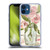 Haley Bush Floral Painting Pink Vase Soft Gel Case for Apple iPhone 12 Mini