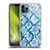Haley Bush Pattern Painting Blue Diamond Soft Gel Case for Apple iPhone 11 Pro Max