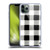 Haley Bush Pattern Painting Buffalo Check Black Soft Gel Case for Apple iPhone 11 Pro Max