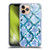 Haley Bush Pattern Painting Blue Diamond Soft Gel Case for Apple iPhone 11 Pro