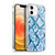 Haley Bush Pattern Painting Blue Diamond Soft Gel Case for Apple iPhone 12 / iPhone 12 Pro & MagSafe