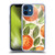 Haley Bush Pattern Painting Orange Splash Soft Gel Case for Apple iPhone 12 Mini