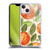 Haley Bush Pattern Painting Orange Splash Soft Gel Case for Apple iPhone 13