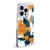 Haley Bush Pattern Painting Abstract Navy Gold White Soft Gel Case for Apple iPhone 14 Plus