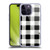 Haley Bush Pattern Painting Buffalo Check Black Soft Gel Case for Apple iPhone 14 Pro Max