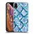 Haley Bush Pattern Painting Blue Diamond Soft Gel Case for Apple iPhone XR