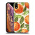 Haley Bush Pattern Painting Orange Splash Soft Gel Case for Apple iPhone XR