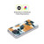 Haley Bush Pattern Painting Abstract Navy Gold White Soft Gel Case for Nokia C10 / C20