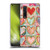Haley Bush Pattern Painting Hearts Soft Gel Case for OPPO Find X2 Pro 5G